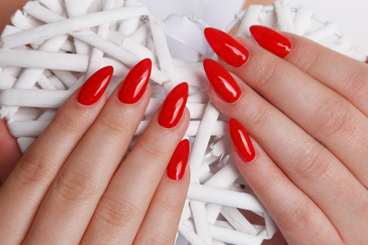 uñas rojas
